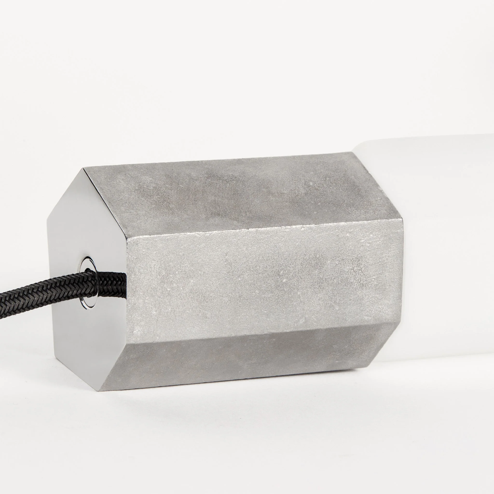 Basalt Single Pendant in Stainless Steel - Image 7
