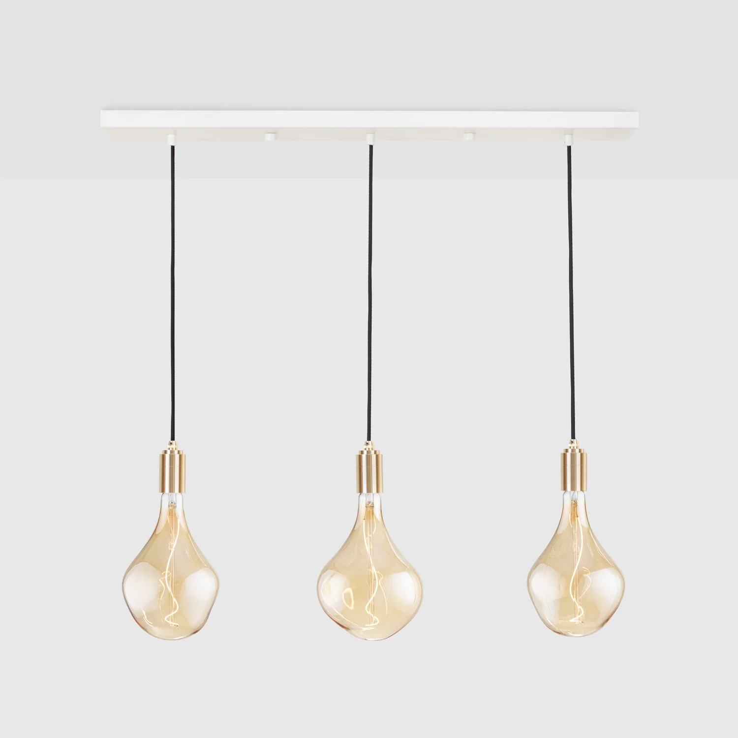 Linear Triple Pendant in Brass - Image 9