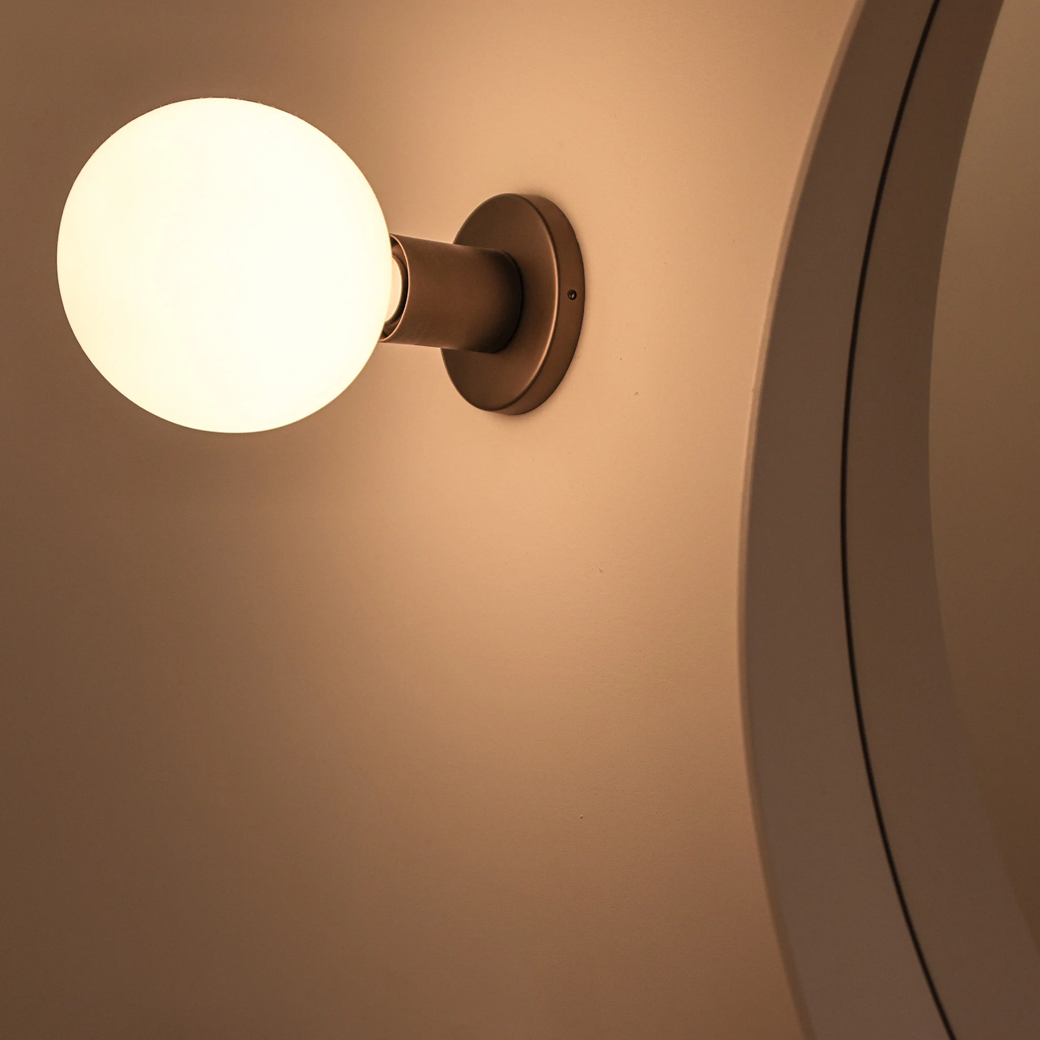 Lochan Wall Light in Brass + Sphere III - Image 6