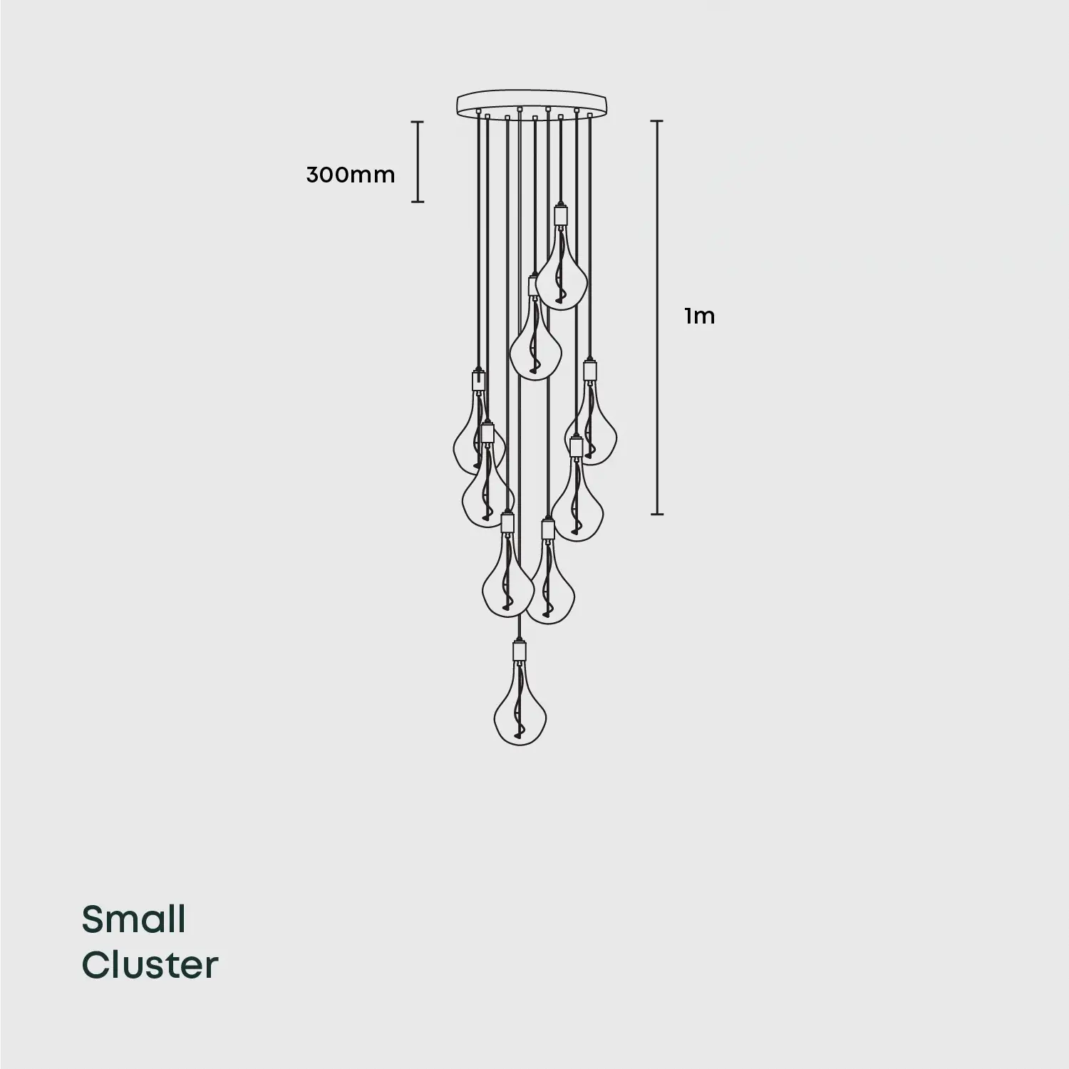 Nine Pendant in Brass - Image 5