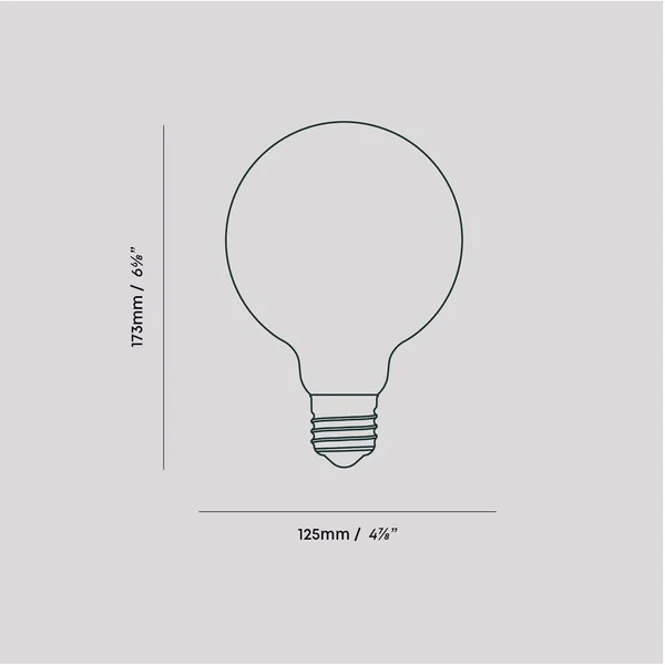 Porcelain III E27 LED Bulb - Image 5