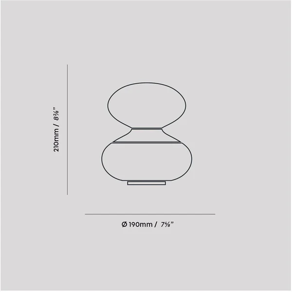 Reflection Oval Table Lamp - Image 6