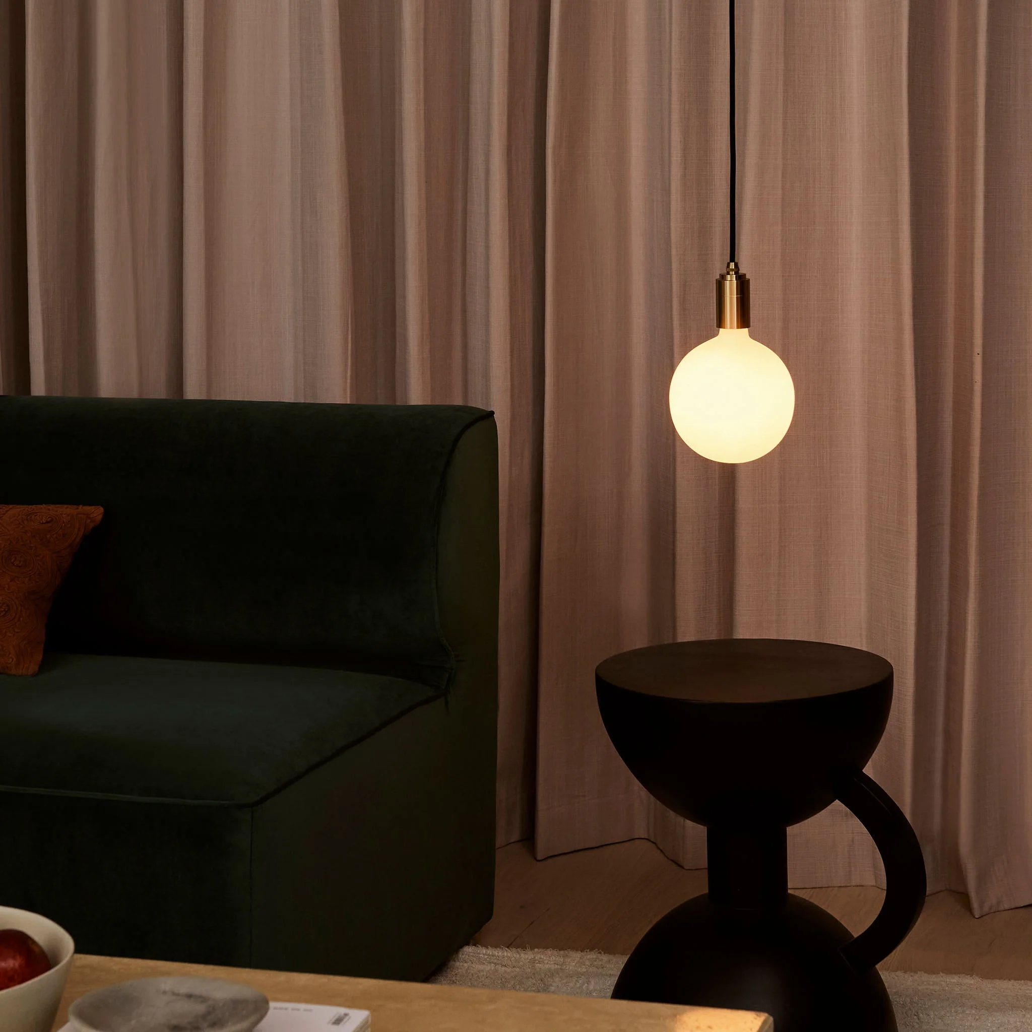 Sphere IV Plug-In Pendant in Brass - Image 3