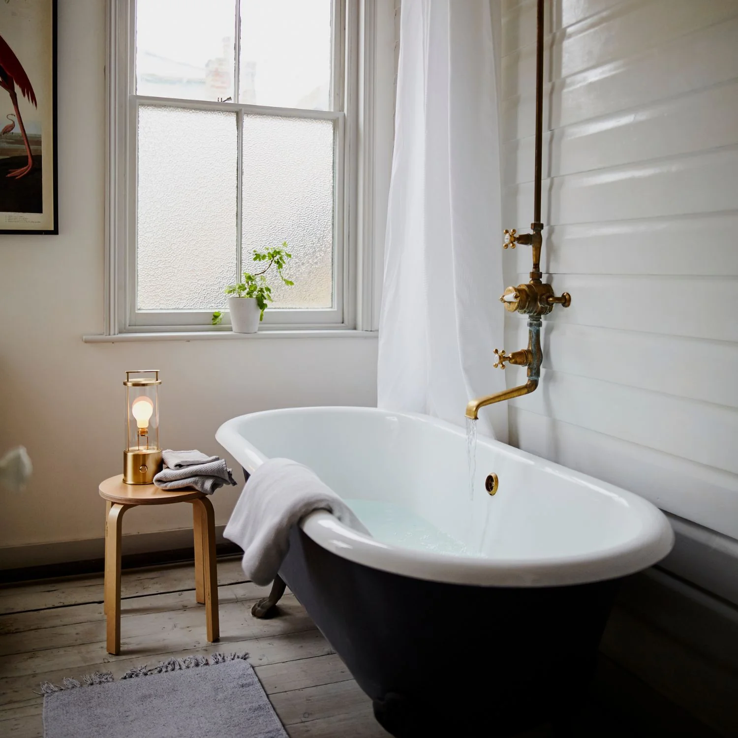 The Muse Portable Lamp in Solid Brass - Set of 2 - Image 4